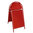 20x30" Red Tubular A-Board with Arched Header